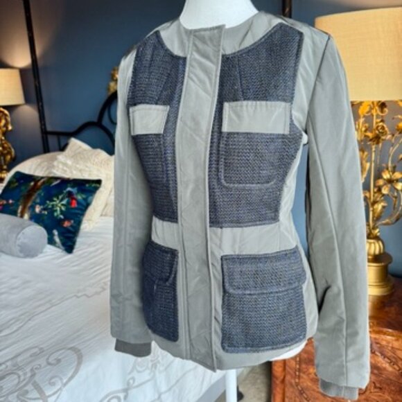 Alexander Wang Boucle Grey Winter Jacket - Picture 2 of 15